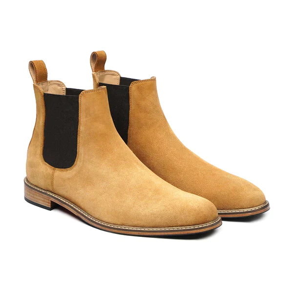 Camel Suede Chelsea Boots For Men ZW-0005 Camel Suede Chelsea, Camel Suede Chelsea Boots, Camel Suede Chelsea Boots For Men ZW-0005, Chelsea Boots For Men