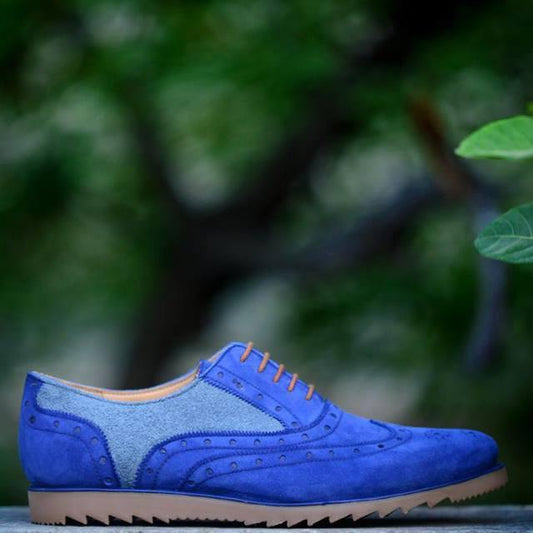 Beast Oxford Shoes For Men | Oxford Suede Leather Leather Boots