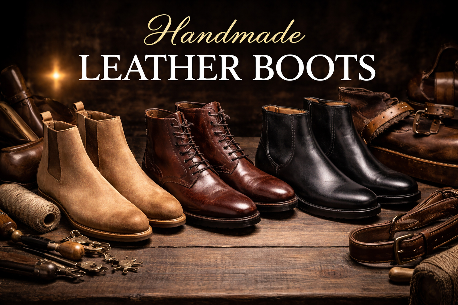 handmade leather boots premium artisan footwear