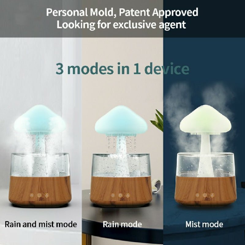 Rain Cloud Humidifier for Better Sleep THERAPHY - ZEWAH.COM