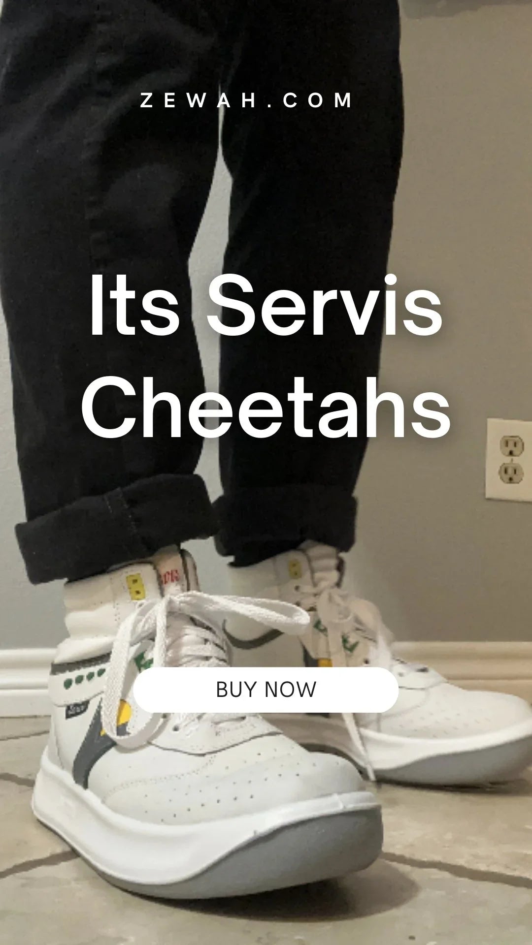 Servis Cheetah High Top Sneakers – ZEWAH.COM