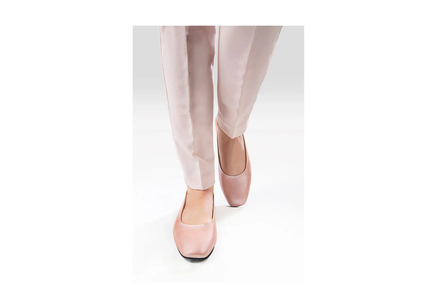 Ballerina Flats (ROSE GOLD) Ballerina Flats (White)