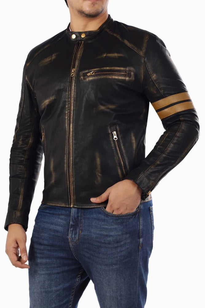 Biker Jackets Genuine Lambskin Leather