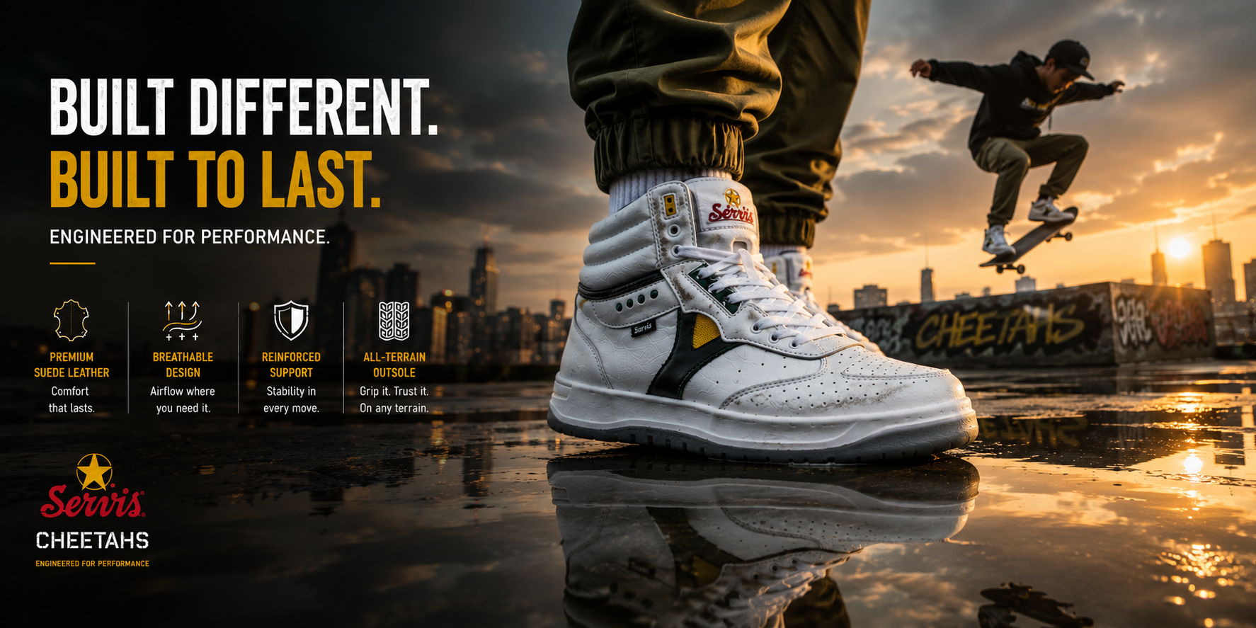 Men wearing Servis Cheetahs sneakers for casual daily lifestyle and street fashion.png__PID:e1cdb988-f5ce-49f4-aaa1-0e5cea96fc70