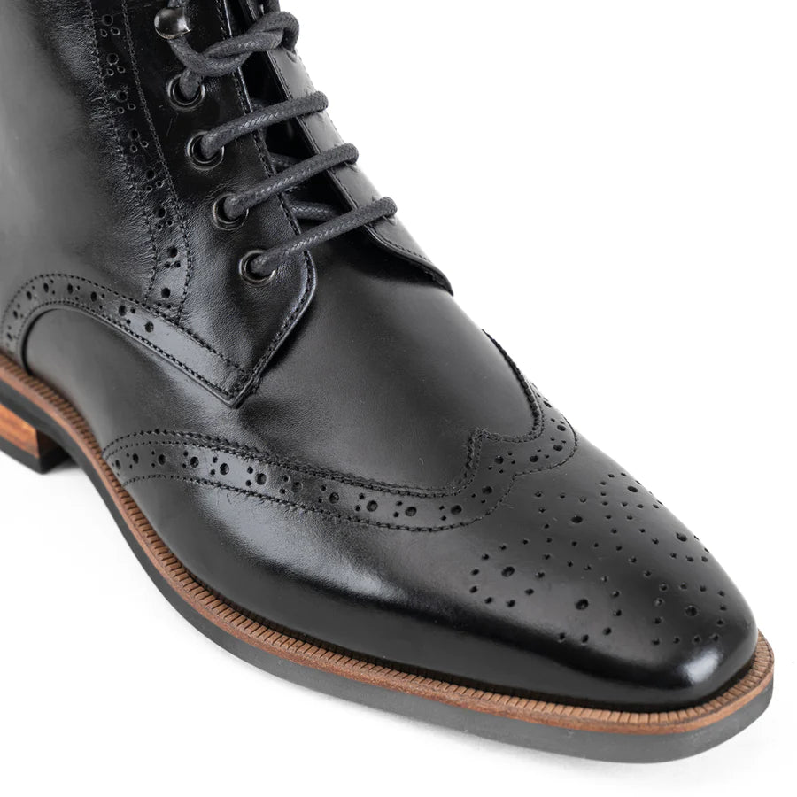 Black Leather Boots | Leather Boots for Men | Knee High Leather Boots